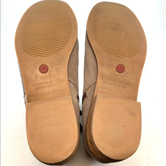 Blondo Suede Liam Waterproof Booties Ankle Boots - Picture 10 of 12